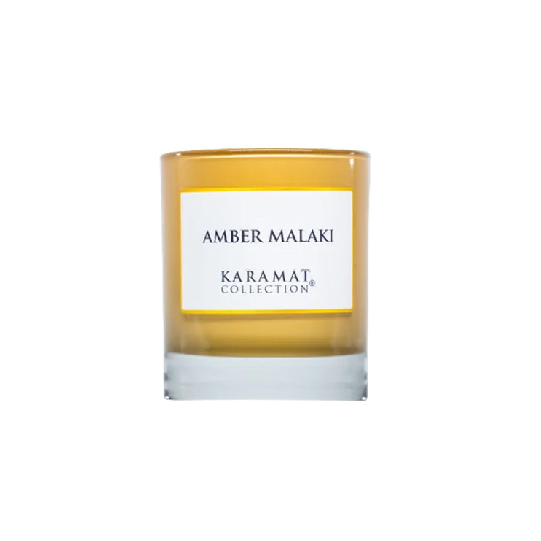 bougie parfumée Amber Malaki – Éclats d’Ambre