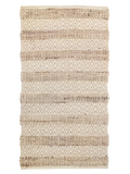 Braided Natural Jute Rug - 125 × 73 cm