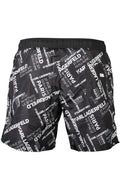 KARL LAGERFELD BEACHWEAR SWIMSUIT BLACK MEN'S BOTTOM